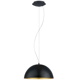 Φωτιστικό Οροφής Gaetano 1 94935 Black-Gold Eglo Μέταλλο