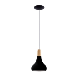 Φωτιστικό Οροφής Sabinar 900161 18x110cm 1xE27 Black Eglo