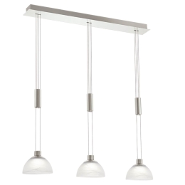 Φωτιστικό Οροφής Led Montefio 93468 Silver Eglo Μέταλλο,Γυαλί