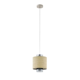 Φωτιστικό Οροφής 'Mediouna' 43393 Beige-Gold Eglo Seagrass