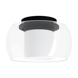 Φωτιστικό Οροφής-Πλαφονιέρα Led Briaglia-C 99022 Ble-Rgb/Cct 2700-6500K Eglo Μέταλλο,Γυαλί