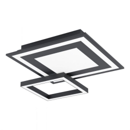 Φωτιστικό Οροφής-Πλαφονιέρα Led 99312 Ble-Rgb/Cct Savatarila-C 2700-6500K Eglo Μέταλλο,Πλαστικό