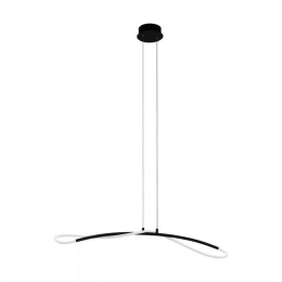 Φωτιστικό Οροφής Led Egidonella 99382 3000K Black-White Eglo Μέταλλο,Πλαστικό
