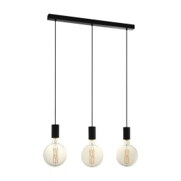 Φωτιστικό Οροφής-Ράγα Pozueta 98662 L-840 Black Eglo Μέταλλο