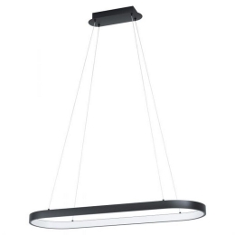 Φωτιστικό Οροφής-Ράγα Codriales 99358 Black Eglo Μέταλλο,Πλαστικό