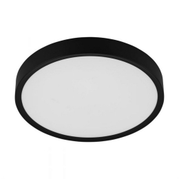 Φωτιστικό Οροφής-Πλαφονιέρα Led Musurita98604 Ø440 3000K Black-White Eglo Μέταλλο,Πλαστικό