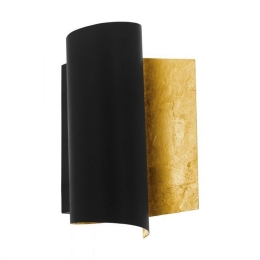 Φωτιστικό Τοίχου-Απλίκα Falicetto 98759 Black-Gold Eglo Μέταλλο