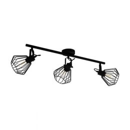 Φωτιστικό Οροφής-Σποτ Tabillano 98764 LS-3 Black Eglo Μέταλλο
