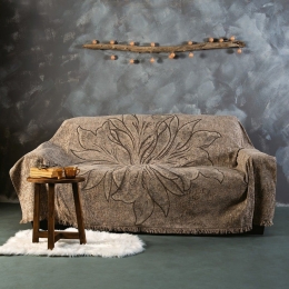 Ριχτάρι Orchidea Beige Sb Home Τριθέσιο 180x300cm Chenille