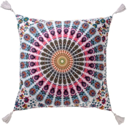 Μαξιλάρι Διακοσμητικό (Με Γέμιση) Mandala NACC509PK Ροζ 40Χ40 100% Βαμβάκι