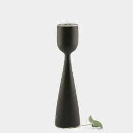Κηροπήγιο Για Ρεσώ EI1453 20cm Black Ξύλο
