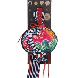 Γούρι Κρεμαστό Ρόδι Funky-Λουλούδια LU22001B 33cm Multi