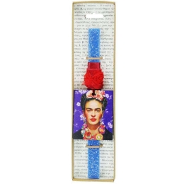 Λαμπάδα Frida Kahlo LA20134D 30cm Blue-Red