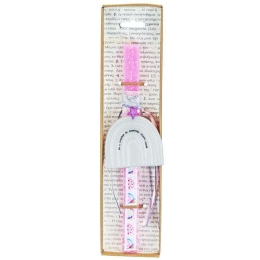 Λαμπάδα Ουράνιο Τόξο Πορσελάνινο LA23007C 30cm Pink