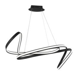 Φωτιστικό Οροφής Led Fly SO.FLY/NERO Black Ondaluce Μέταλλο
