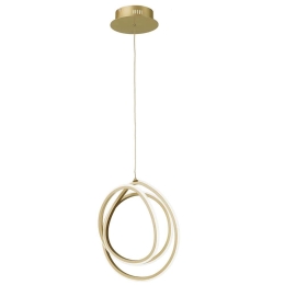 Φωτιστικό Οροφής Led SO.GOLDEN/35 28W 3000K 2800Lm Φ31x38/130cm Gold Ondaluce Μέταλλο