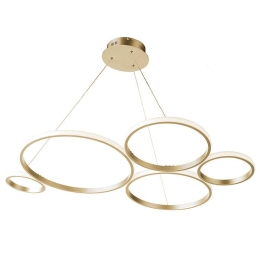 Φωτιστικό Οροφής Led Pois SO.POIS/ORO Gold Ondaluce Μέταλλο
