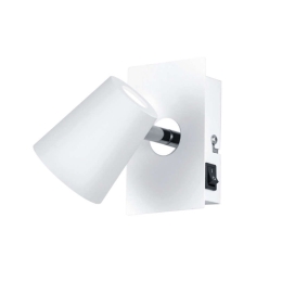 Φωτιστικό Τοίχου Led Narcos 873170131 6W 550Lmn 3000K White Trio Lighting Μέταλλο
