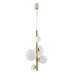 Φωτιστικό Οροφής I-Hera-S5 8031414863228 Gold Luce Ambiente Design Μέταλλο,Γυαλί