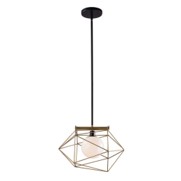 Φωτιστικό Οροφής I-Abraxas-S1 Oro 8031414871629 Black-Gold Luce Ambiente Design Μέταλλο
