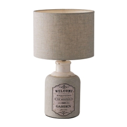 Επιτραπέζιο Φωτιστικό I-Factory-M 8031414872541 Grey Luce Ambiente Design Κεραμικό