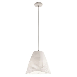 Φωτιστικό Οροφής Crumple 3535-40-102 White Fabas Luce Κεραμικό