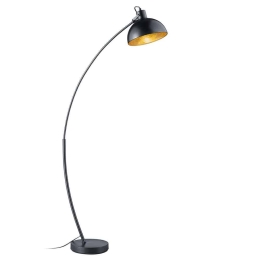 Φωτιστικό Δαπέδου Recife R46041032 Black-Gold RL Lighting Μέταλλο