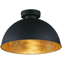Φωτιστικό Οροφής - Πλαφονιέρα Jimmy R60121002 1xE27 60W Φ31cm 19cm Black RL Lighting Μέταλλο