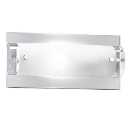 Φωτιστικό Τοίχου 5476 Clear White Perenz Μέταλλο,Γυαλί