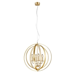 Φωτιστικό Οροφής Candela 102000403 Gold Trio Lighting Αλουμίνιο
