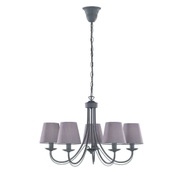 Φωτιστικό Οροφής Cortez 110600578 Cement Trio Lighting Μέταλλο,Ύφασμα