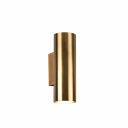 Φωτιστικό Τοίχου - Απλίκα Marley 212400204 2xGU10 35W 6x8x18cm Brass Mat Trio Lighting Μέταλλο