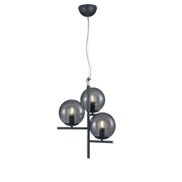 Φωτιστικό Οροφής Pure 302000342 Anthracite Trio Lighting Μέταλλο