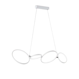 Φωτιστικό Οροφής Rondo 322610431 White Trio Lighting Μέταλλο
