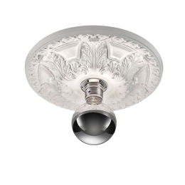 Φωτιστικό Οροφής - Πλαφονιέρα Lilly 603300101 D30 White Trio Lighting Γύψος