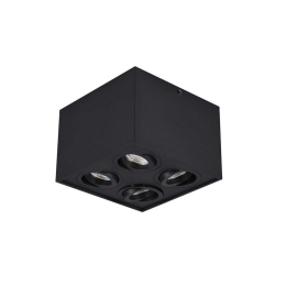 Φωτιστικό Οροφής - Σποτ Biscuit 613000432 17,8x17,8cm Black Trio Lighting Μέταλλο