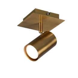 Φωτιστικό Οροφής - Σποτ Marley 802400104 1xGU10 25W 12x12x15cm Brass Mat Trio Lighting Μέταλλο