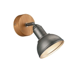 Φωτιστικό Τοίχου - Σποτ Delhi 803400167 11x18x20cm 1xE14 40W Nickel-Natural Trio Lighting