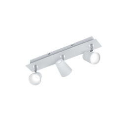 Φωτιστικό Οροφής-Σποτ Led Narcos 3x550Lm 45x16x7cm White Mat-White 873110331 Trio Lighting Μέταλλο,Ακρυλικό