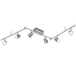 Φωτιστικό Οροφής - Σποτ Narcos 873110607 Nickel Trio Lighting Μέταλλο