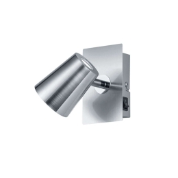 Φωτιστικό Τοίχου Narcos 873170107 Nickel Trio Lighting Μέταλλο