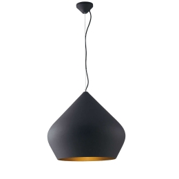 Φωτιστικό Οροφής I-Tholos-S52 NER Black Luce Ambiente Design Μέταλλο