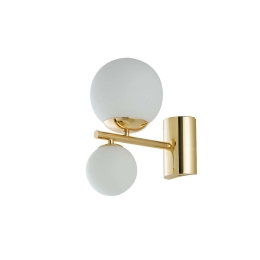 Φωτιστικό Τοίχου - Απλίκα I-Hera-AP2 Gold Luce Ambiente Design Μέταλλο