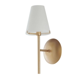 Φωτιστικό Τοίχου - Απλίκα I-Canto/AP1 Gold Luce Ambiente Design Μέταλλο,Γυαλί
