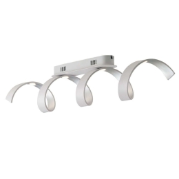 Φωτιστικό Οροφής - Πλαφονιέρα Led-Helix-PL4 Bco 20W 4000K 1600lm White Luce Ambiente Design Αλουμίνιο