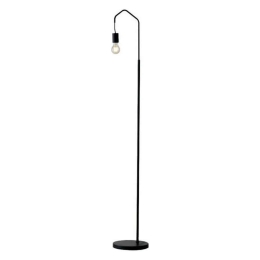 Φωτιστικό Δαπέδου Habitat I-HABITAT-PT NER 1xE27 29,5x165cm Black Luce Ambiente Design Μέταλλο