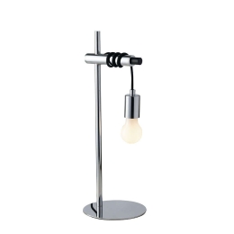 Φωτιστικό Επιτραπέζιο I-Admiral-L1 Chrome Luce Ambiente Design Μέταλλο,Ύφασμα
