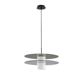 Φωτιστικό Οροφής I-Record-S50 NER Black Luce Ambiente Design Μέταλλο,Γυαλί