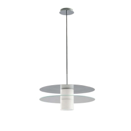 Φωτιστικό Οροφής I-Record-S50 CR Chrome Luce Ambiente Design Μέταλλο,Γυαλί