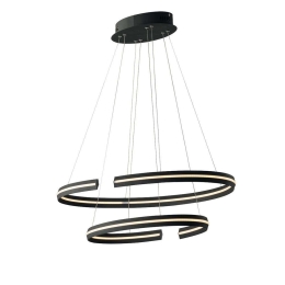Φωτιστικό Οροφής Led-Clarke-S80 Black Luce Ambiente Design Αλουμίνιο